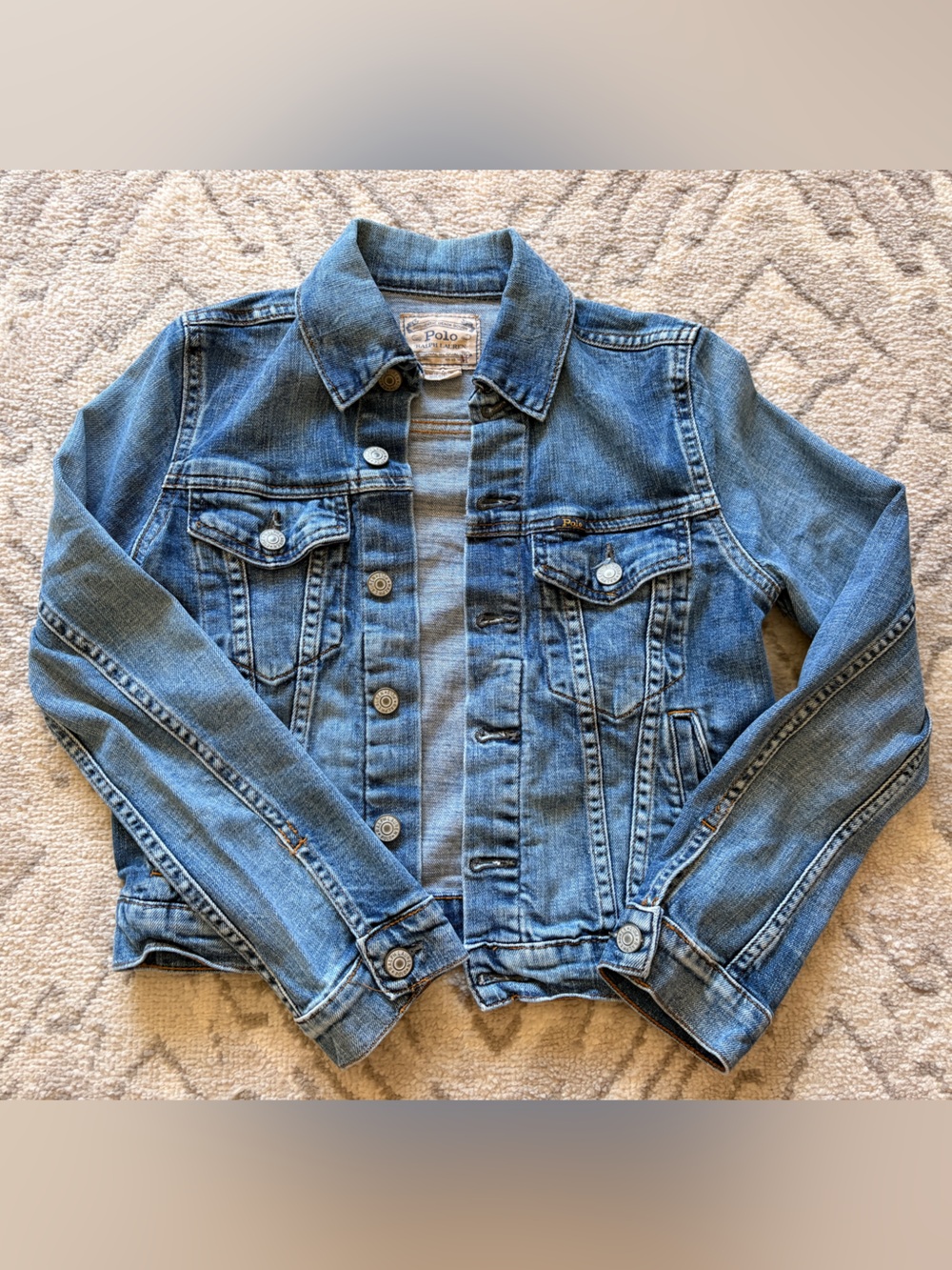 Youth Ralph Lauren Polo Blue Women's Denim Jacket M(10-12)